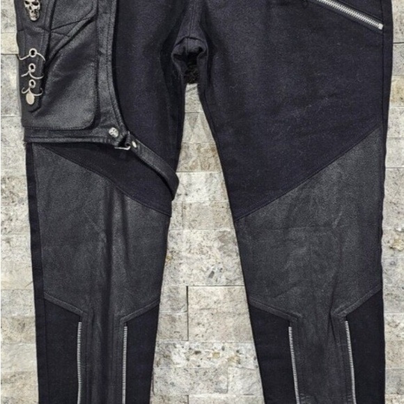 Devil Fashion ‘Take the Power Back’ Women's Steampunk/Gothic Slim-Fit Pants L - Picture 14 of 15